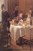 Claude Monet Le Dejeuner Sweden oil painting artist